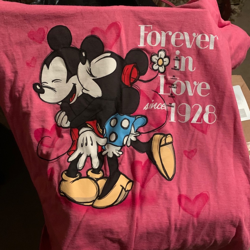 Xl ladies v neck Disney t shirt